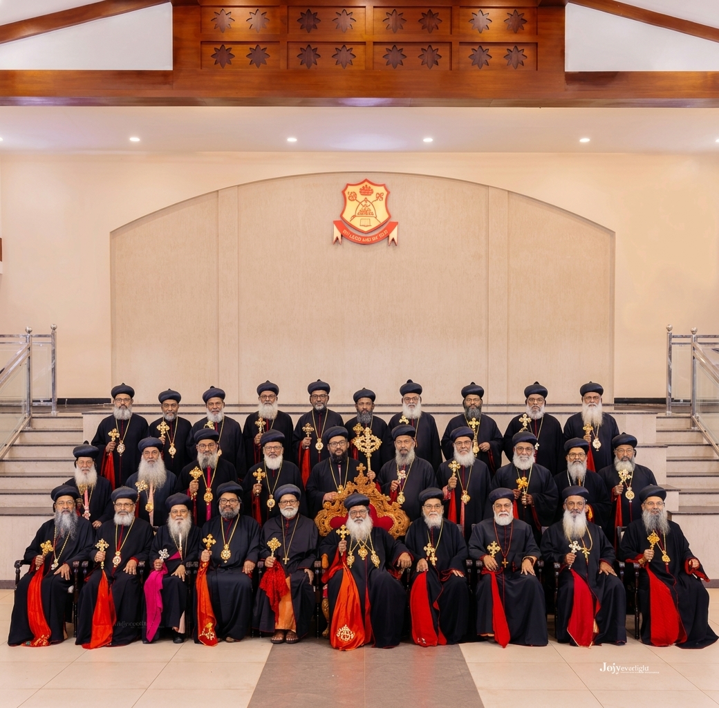 Bishops in church sanctuary